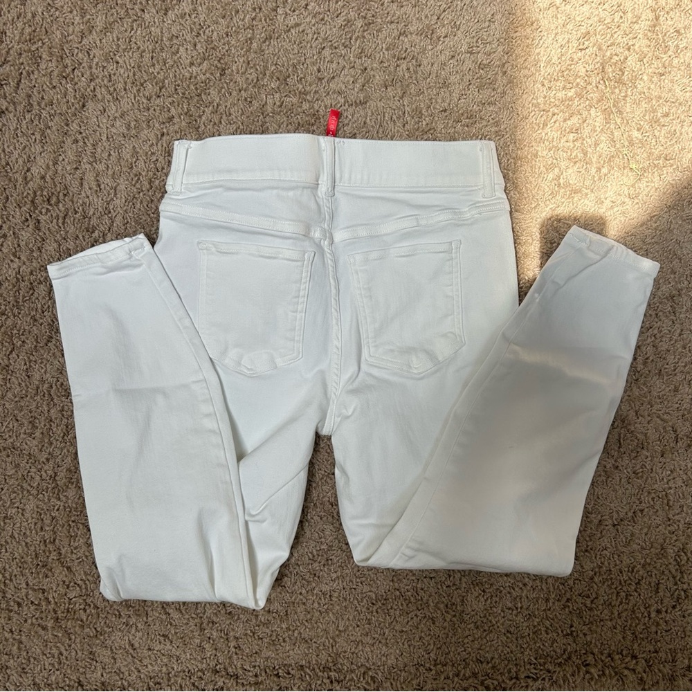 Women's White Spanx Capri Jeans